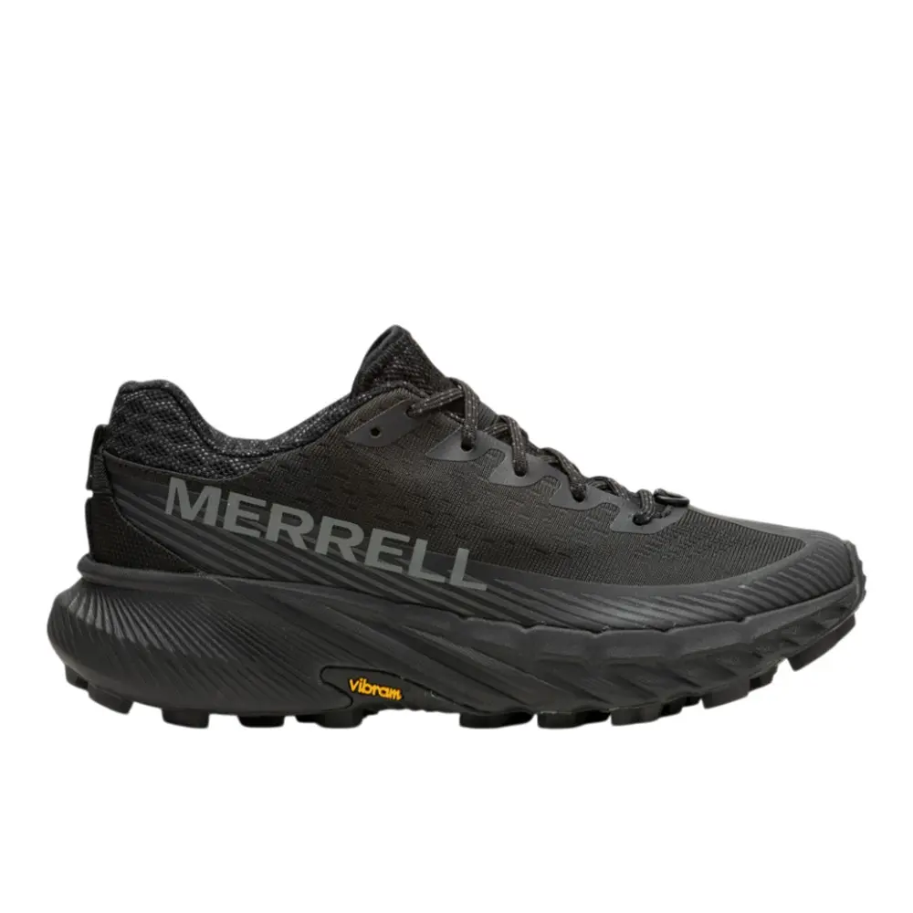 Merrell Womens Agility Peak 5 Trail Running Sneakers Shoes - Black
