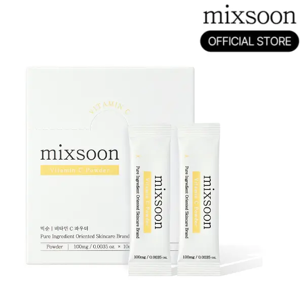 [mixsoon Official] Vitamin C Powder for Skin (100mg*10ea) - Mix with Serum for Radiant Skin