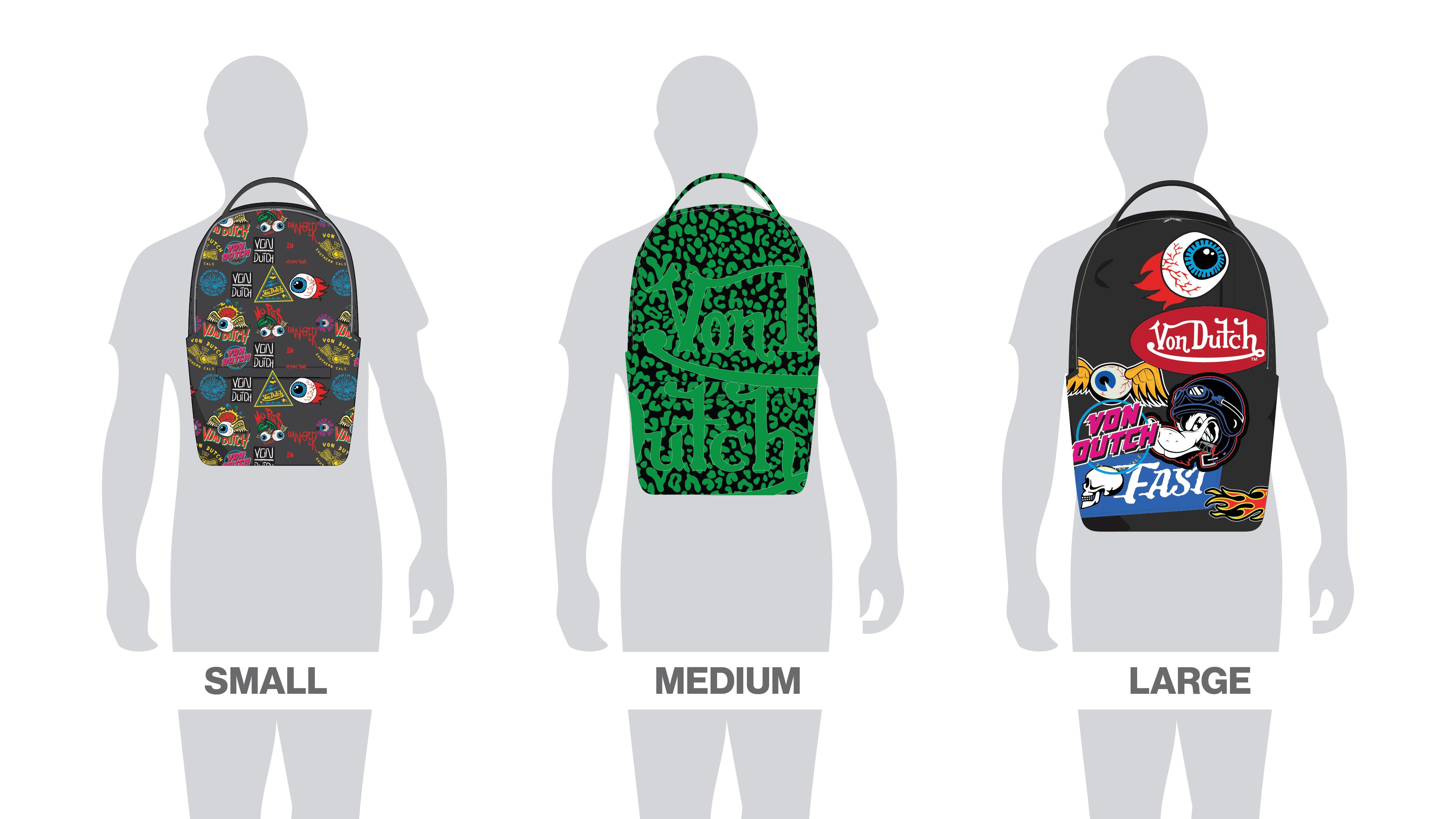 Von Dutch Backpacks - Multiple Styles/Sizes