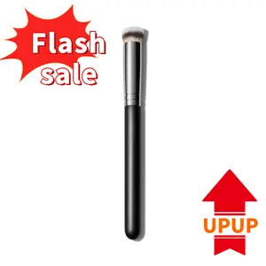 Makeup Brush Set - Angled Concealer Brush and Ultra Thin Eyeliner Smudge Brush for Foundation Blending Ideal for Beginners with Soft Oval Nylon Bristles for High Coverage for Under Eyes Spot Cover Contour and Liquid Blush Multifunctional