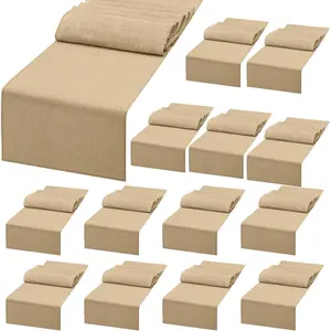 13 Pack Burlap Table 12 x 108 Inches Farmhouse Jute Runner Rustic Burlap Table for Wedding Birthday Engagement Party Home Dining