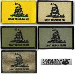 Gadsden Flag Shoulder Patch - Iron-On