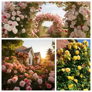 1000 all-season sowing rose flower seeds Climbing vine rose flowering constantly climbing wall climbing courtyard indoor flower pot
