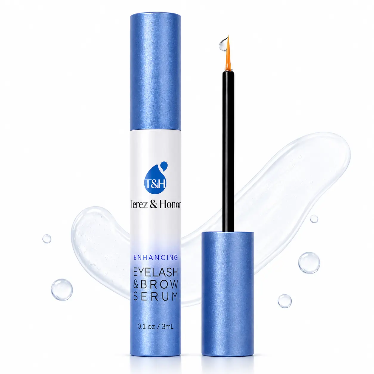 TEREZ & HONOR Advanced Lash Serum for Growth, Brow & Lash Duo Enhancer for Thicker, Longer Eyelashes and Eyebrows, Lash Serum Growth