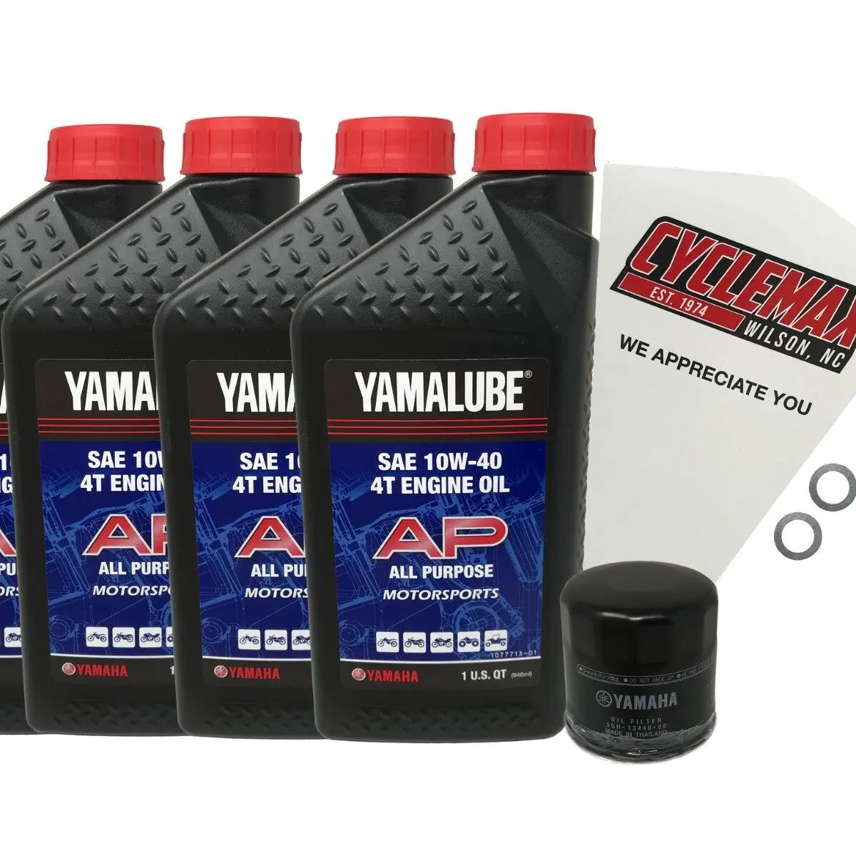 Yamaha Yamalube Standard Oil Change Kit for 2019-2023 WOLVERINE X2