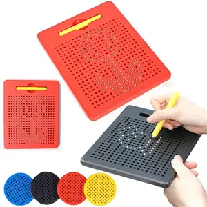 Magnetic Drawing Board Magnetized Board For Children  Magnet Ball Pad Magnetic Stylus Montessori Education Travel Activities Toy