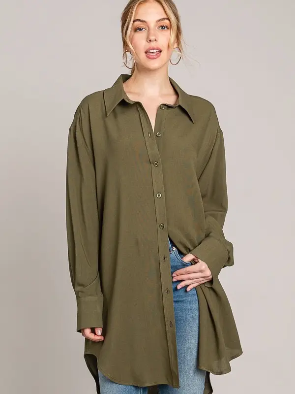 Alyssa Over-Sized Tie Up Blouse