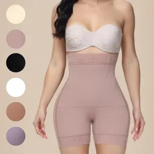 ChicCurve Fajas Colombianas Women's Slimming Butt Lifter High Waist Seamless Shorts