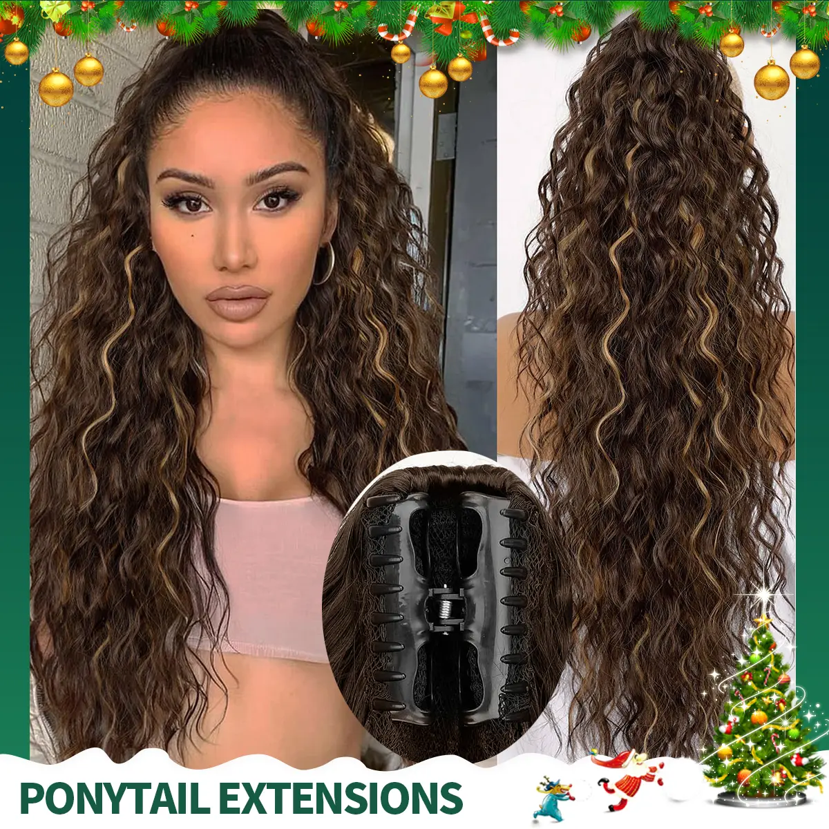 Chocolate Brown with Caramel Blonde