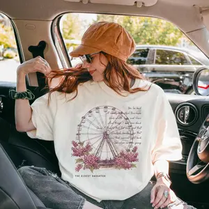 Comfort Colors Daughter Shirt, Ferris Wheels Lyrics Vintage Graphic Tee