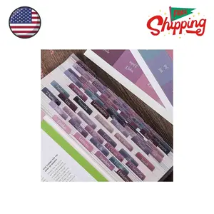 Laminated & Reposition Bible Tabs, Large Print (Purple & Pink Print)