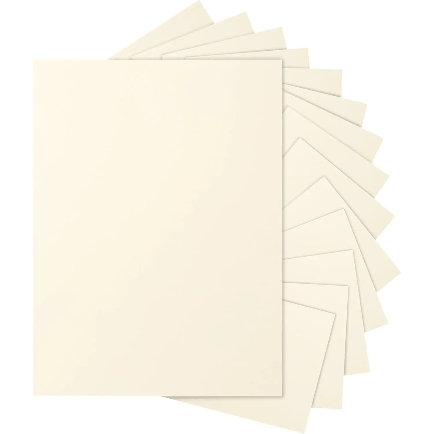40 Sheets Cream Cardstock 8.5 x 11  Paper, 200gsm/75lb  Card Stock  Paper for DIY Cards Making, Business Cards, Invitations, School Crafting, Menus, Office Printing