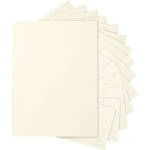 40 Sheets Cream Cardstock 8.5 x 11  Paper, 200gsm/75lb  Card Stock  Paper for DIY Cards Making, Business Cards, Invitations, School Crafting, Menus, Office Printing
