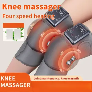 Portable Heated Knee Brace, 3-In-1 Electric Heating Knee Support with LCD Display, USB Charging Leg Massager for Pain Relief