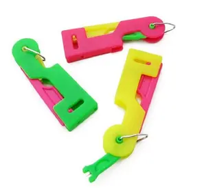 10 Ps Elderly Use Automatic Easy Sewing Needle Device Threader Thread Guide Tool