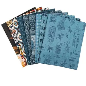 Riley, Blake designs, John Wayne, American West 1 yard bundle Denim