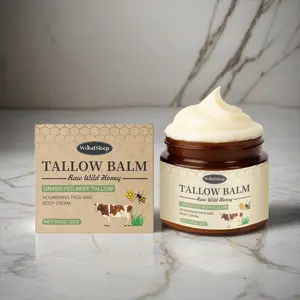 Woodsleep Beeswax Honey Moisturizing Cream, Hydrating Nourishing Soothing Body Skin Care, Gentle Ingredients, Skincare Cream for Dry Skin, Moisturizer