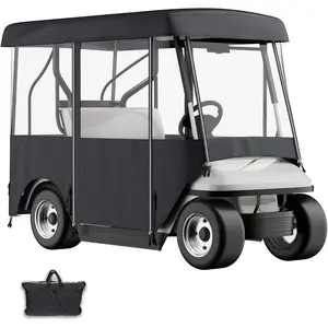 VEVOR Golf Cart Enclosure, Polyester Driving Enclosure, Club Car Covers Universal Fits for Most Brand Carts, Sunproof and Dustproof Outdoor Cart CoverVEVOR Super Brand Day