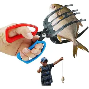 Fishing Pliers with 3-Claw Fish Gripper, Metal Fish Control Clamp, Hook Remover, and Lip Gripper – Essential Fishing Gear and Gift for Men Trout Carp