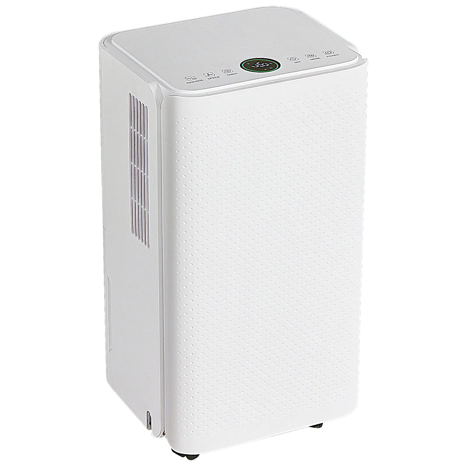 30-pt Efficient Dehumidifier for Basement, 2000 Sq. Ft Whole House Coverage, 2L/0.53 gal Water Tank, Drain Hose, Quiet Operation with Humidity Ring, Allergen Control & Drying for Home