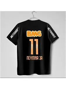 2026 Summer New Men's T-shirt and Jersey No 11 Fan Short-sleeved Retro Football Jersey Breathable Men's T-shirt Oversized Tshirt Sports Top