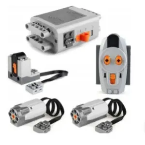Cross-Border Building Block Motor Power Set Motor Remote Control Receiver Lithium Battery Box Compatible with 1-47