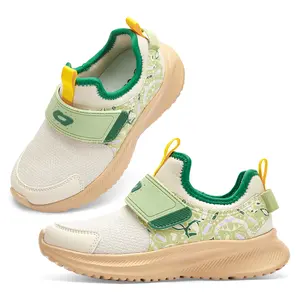 Balabala Kids Lightweight Breathable Running Sneakers 2025 Spring Soft Flex IP Outsole Shoes for Boys and Girls with Mesh Upper & Velcro Strap