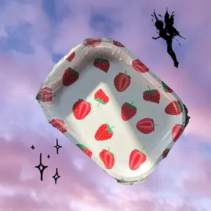 Mini strawberry trinket tray