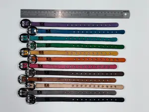 Genuine Leather Puppy Collars (set of 12)