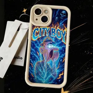 CITY BOY Pattern Soft Silicone TPU Material Shockproof Phone Case for iPhone 17 16 15 14 13 12 11 & Samsung Galaxy S25 S24 S23 S22 Protective Cover
