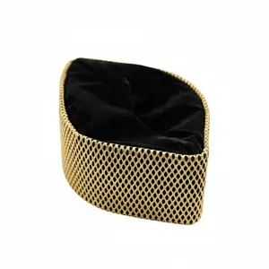 Original Oga Faaji Crown in Black/Gold Net