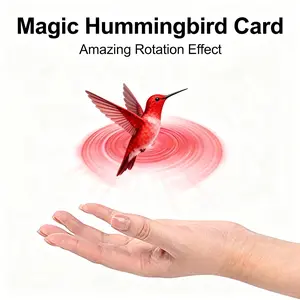 Card Magic Kit – Hummingbird Card Trick for Stunning Party Magic & Amazing Illusions with Amazing Rotation Effect