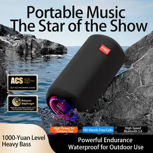 T67 Bluetooth Speaker High-Quality Wireless Ultra Long Battery Life Portable Anti-Drop Hanging Rope 360° Surround Sound Multifunctional Integrated