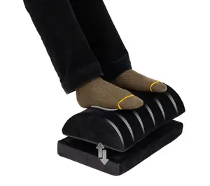 Mind Reader Air-Cloud Memory Foam Footrest, Black Mind Reader Air-Cloud Memory Foam Footrest, Black