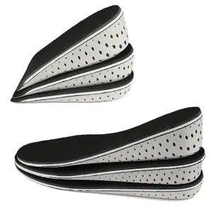 Height-increasing insoles Women's and men's invisible inner height-increasing pads Sports lightweight memory cotton Comfortable unisex memory foam support