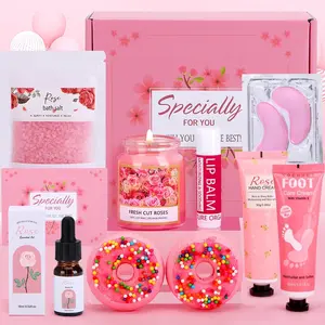 Mother Day For Women,Pamper Gifts For Her, Birthday Gifts For Mum, Best Friend, Sister, Daughter, Auntie, Relaxation Ladies Gifts Self Care Package For Her-Rose