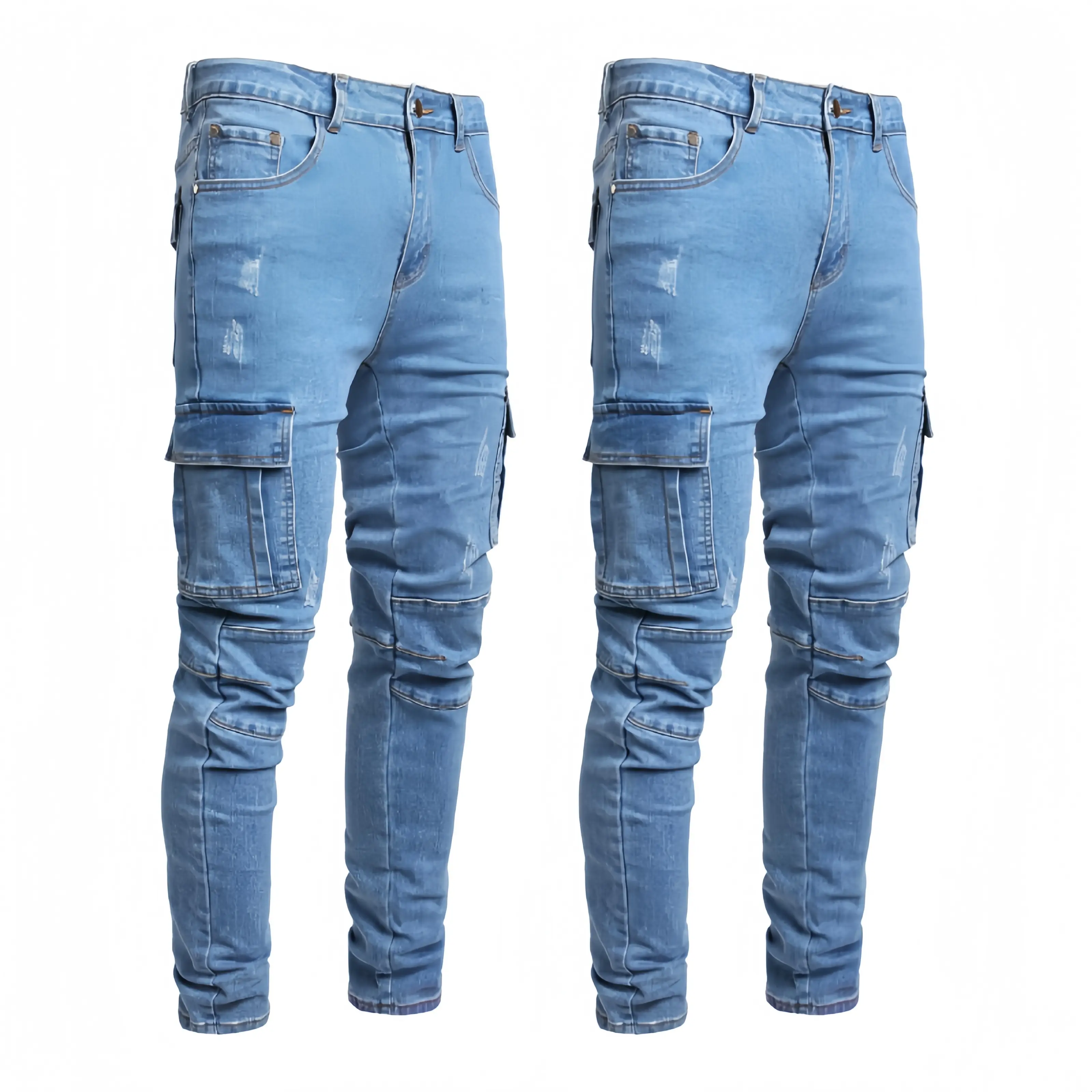 (2 Pack)Mid Blue-Mid Blue