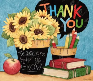 Teachers Help Us Grow Diamond Painting Kit