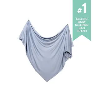 PurComfy Supersoft Baby Swaddle Blanket, Premium Bamboo Viscose Infant Swaddle Newborns Blanket, 47" x 47" Lightweight Breathable for Boys and Girls Neutral Baby Essentials