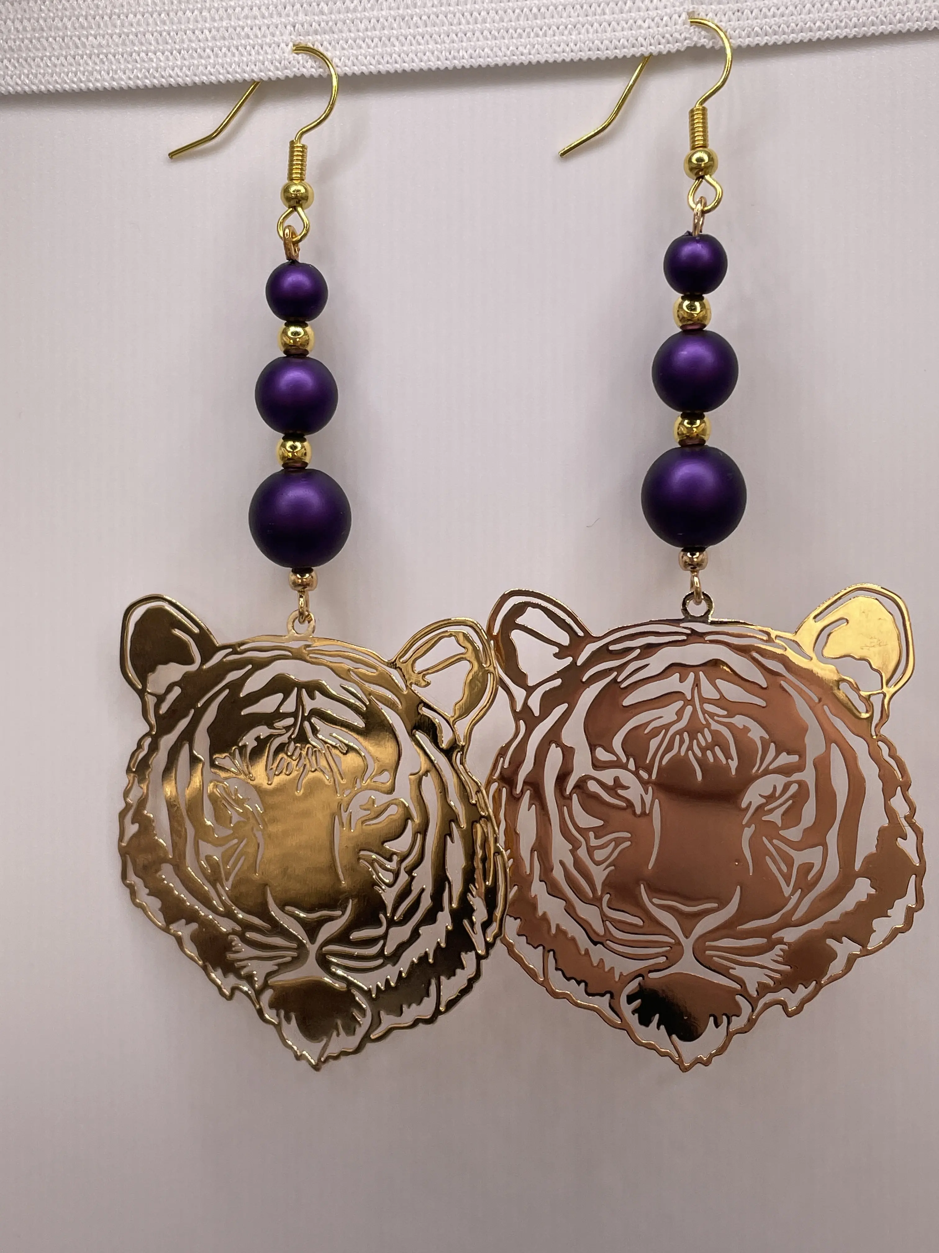 LSU Tiger Earrings