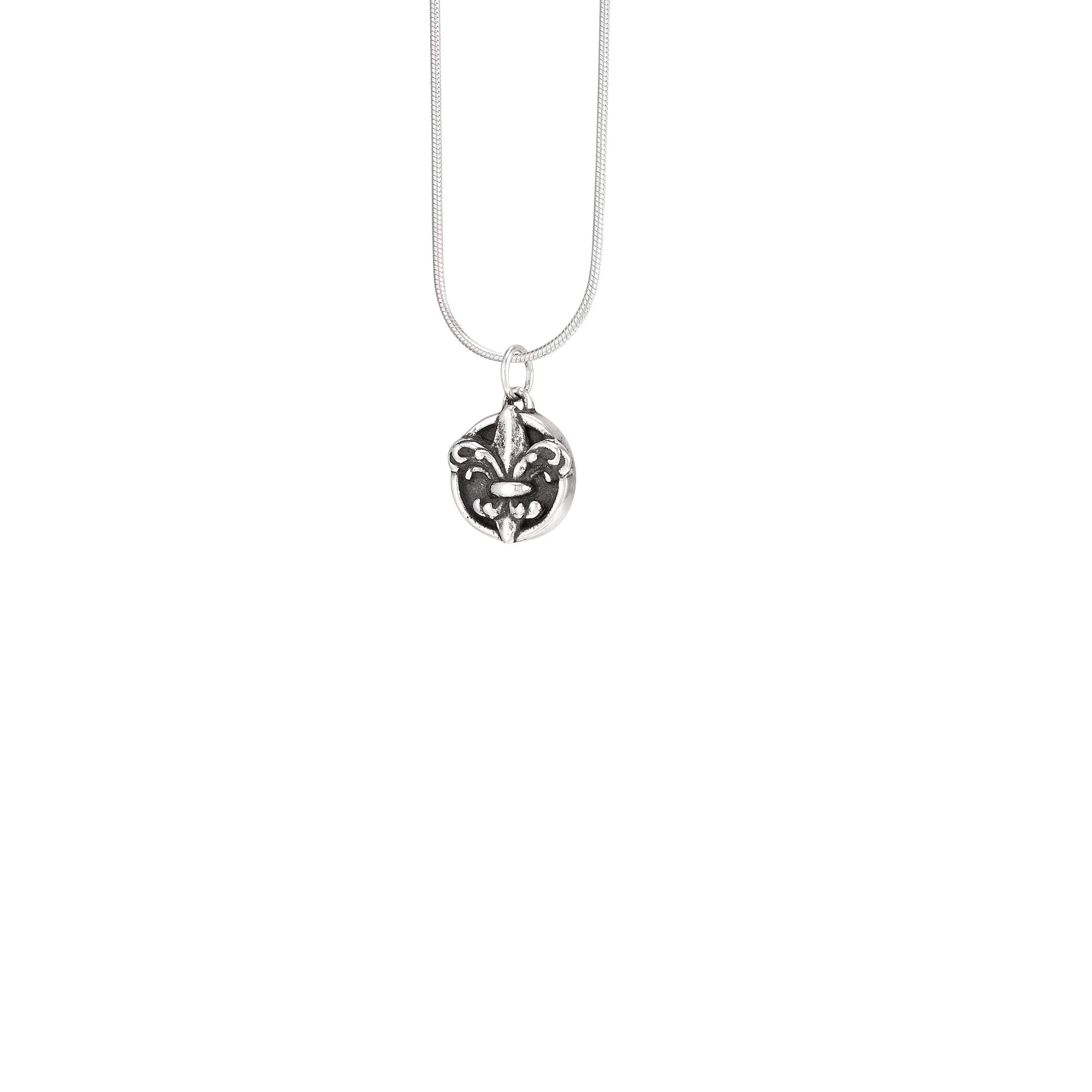 Water Lily Circle Pendant