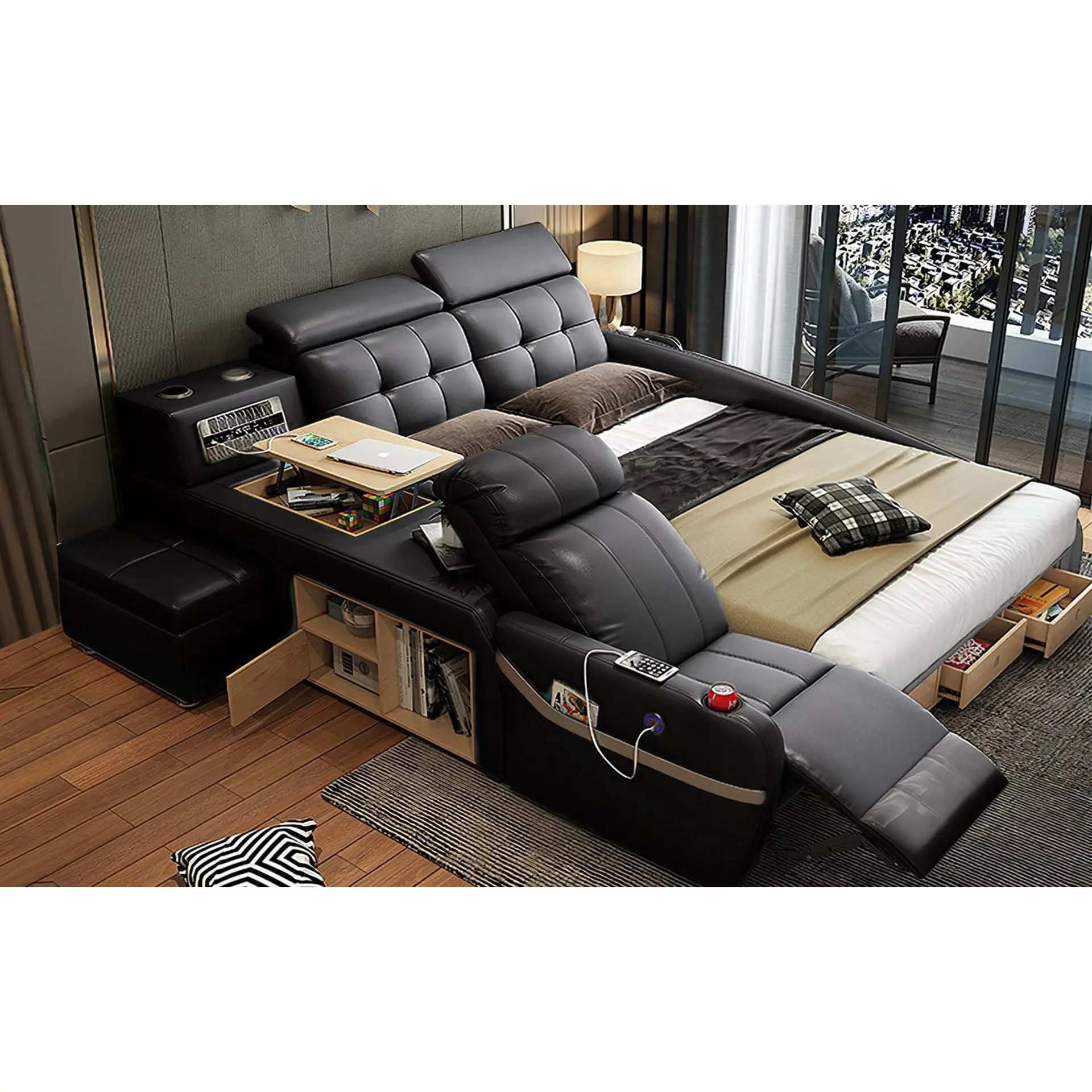 Monica Multifunctional Smart Bed | Futuristic Furniture