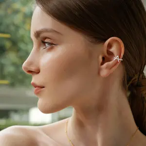 Chesky 26-letter Earrings Elegant Zirconia Earrings for Women Birthday Gift for Her