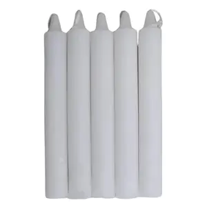 5-SPELL CANDLE WHITE 6 INCH Tall White Candles for Home Decor and Occasions