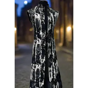 HELLRAISER W/ CHAIN - WHITE/SILVER/BLACK GRANITE