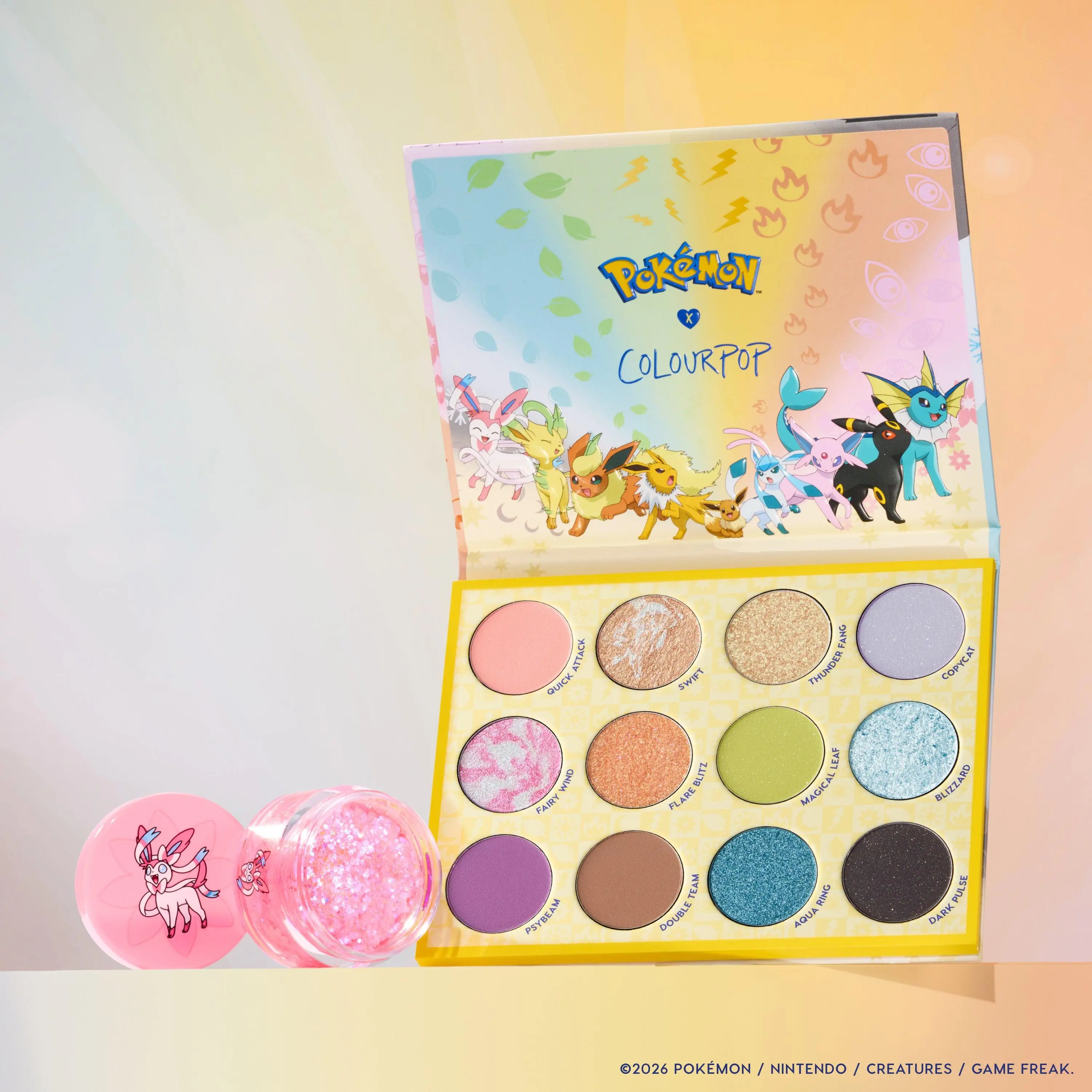 Touch of Sparkle - Eevelution Shadow Palette + Glitterally Obsessed