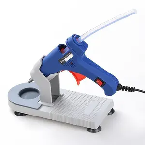 Plastic Hot Melt Glue Gun Stand, Universal Base for Various Models, Keeps Work Area Clean, Two Styles Available, Tool