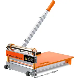 17mm Heavy Duty Laminate/Vinyl Floor Cutter, 13" Vinyl Plank Cutter with Wheel – Just 1 Step Meet Angle&Length Cutting, Flooring Tools - Cuts Laminate Floor, Engineer Wood, LVP/T, VCT, SPC, WPC