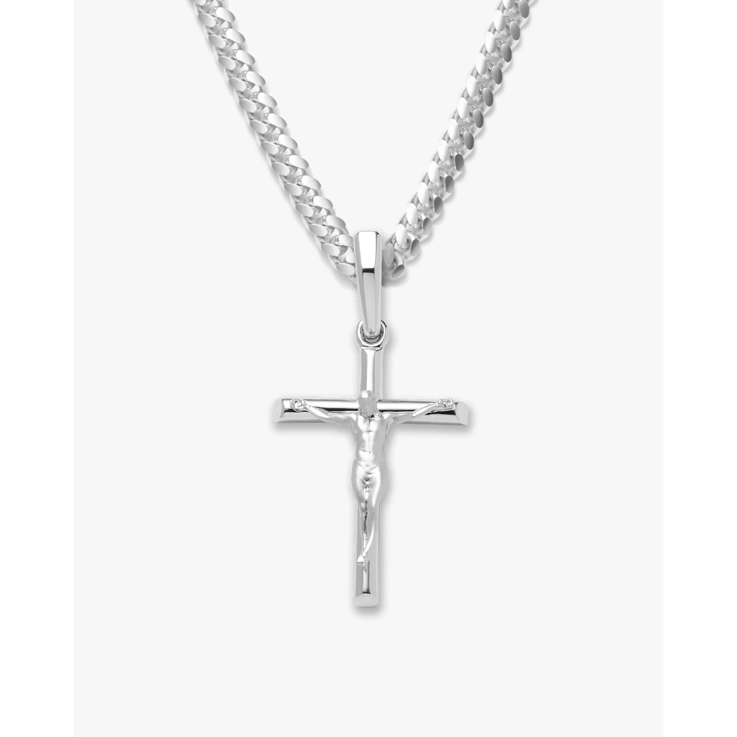 JAXXON Crucifix Pendant Silver - Chain Included