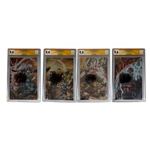 [TRIPLE SIGNED CGC YELLOW LABEL 4 PACK FOIL] X-Men 1991 #1 Facsimile Jim Lee | Claremont |  Williams Cover Var [Set #2]